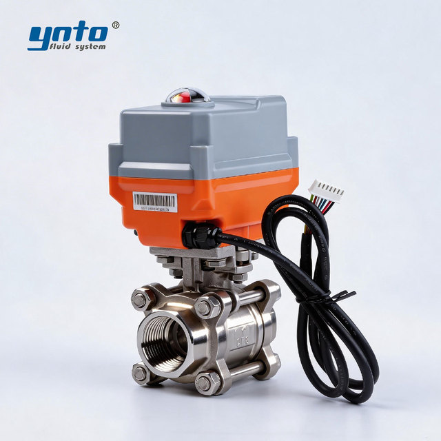 Immersion Cooling Ball Valve Electric High Compatible Fluorinert Mineral Oil Zero Leakage Data Center Liquid Cooling Stainless