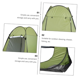 Tente mobile avec <span class=keywords><strong>douche</strong></span> <span class=keywords><strong>solaire</strong></span> et isolation thermique pour camping familial en extérieur - Product Image 4