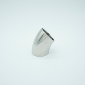 Sıhhi Paslanmaz Çelik 304/316L Düşük Basınçlı 45 Derece Kaynaklı Kısa Dirsek Ayna Cilalı Kaynak 3 Yıl Garantili OEM - Product Image 2