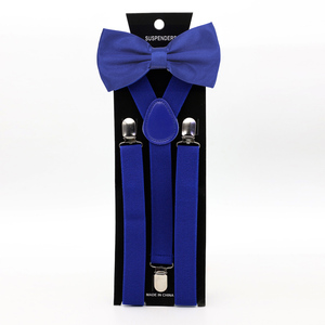 Conjunto de <span class=keywords><strong>Tirantes</strong></span> y Corbatín Unisex Sólidos con Hebilla de Clip, <span class=keywords><strong>Tirantes</strong></span> Ajustables Elásticos en Y para <span class=keywords><strong>Hombre</strong></span>, Accesorios para <span class=keywords><strong>Traje</strong></span> de <span class=keywords><strong>Boda</strong></span> - Product Image 3