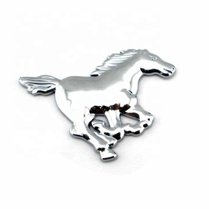 Insignias Personalizadas de Plástico ABS de Alta Calidad, Adhesivos con Logotipo de <span class=keywords><strong>Caballo</strong></span> para Automóviles, Galvanoplastia - Product Image 2