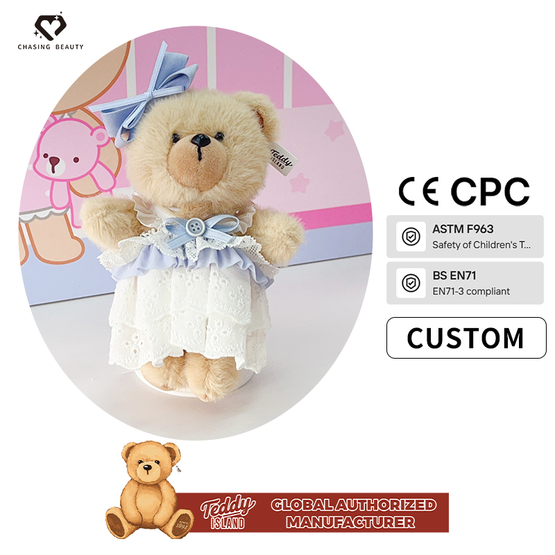 Jupe Lolita en dentelle blanche et bleueOurs en peluche