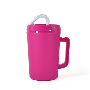 Tazza di plastica riutilizzabile estiva personalizzata <span class=keywords><strong>per</strong></span> festa in spiaggia 22oz 34oz caffè da viaggio mega tazza tazza tazza a doppia parete isolata tazza fredda <span class=keywords><strong>per</strong></span> camionista - Product Image 6