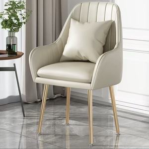 Makeup Chair <b>Desk</b> Chair Luxury Dining Chair Casual Backrest Women's Dressing Stool Nail Chair - Product Image 4