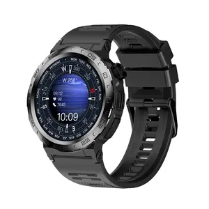 GPS spor için 2024 yeni akıllı saat AMOLED sağlık akıllı bant 5ATM su geçirmez yüzme dağcılık açık akıllı saat es