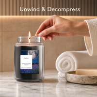 Bougie parfumée en verre personnalisée avec logo OEM, vente en gros, 100% cire de soja pure, écologique, parfum d'ambiance pour la maison