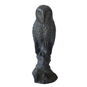 Hibou en polyrésine Sculpture de <span class=keywords><strong>jardin</strong></span> en résine décorative Sculpture animale fabriquée en métal pour la décoration de la maison - Product Image 2
