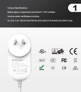 Simsukian Phổ Cung Cấp Điện 100 240V AC DC <span class=keywords><strong>Adapter</strong></span> 1A 3A 4V 9V 18V <span class=keywords><strong>19V</strong></span> 20V 12V 48W 24V 2A Euro Anh Cắm GS LED Power <span class=keywords><strong>Adapter</strong></span> - Product Image 6