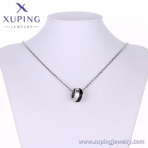 44380 <span class=keywords><strong>XUPING</strong></span> joyería de acero inoxidable serie Simple precio especial Venta de liquidación collar mujeres - Product Image 3