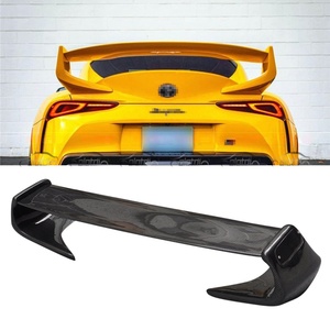 Full Carbon Fiber ST Style Spoiler Rear Trunk Tail <b>Boot</b> Lip Wing Ducktail for Toyota SUPRA A90 MK5 Car Styling - Product Image 1