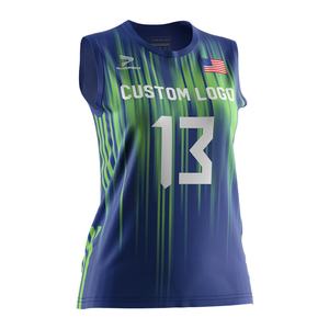 Maillots de volley-ball pour femmes avec logo personnalisé, sublimation, séchage rapide, uniformes de volley-ball de plage pour femmes - Product Image 3