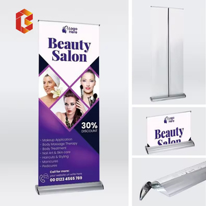 Xách tay đầy đủ màu sắc có thể thu vào biểu ngữ đứng Màn hình rộng cuộn hiển thị miễn phí dịch vụ thiết kế cho quảng cáo nhanh - Product Image 3