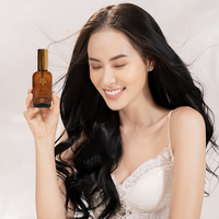 Sérum et huile capillaires bio à l'argan et au gingembre, anti-frisottis, protection thermique, hydratant, réparateur pour cheveux abîmés, lissage