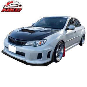 Alerones Delanteros para Subaru WRX STI 11-14, Estilo Ikon V6, PU, 2 Piezas, Accesorio Exterior de Alta Calidad - Product Image 2