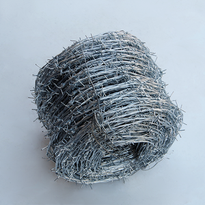 Hot bán mạ kẽm barb dây cuộn dây thép gai sơn tĩnh điện dây thép gai 500 m/cuộn cho an ninh và bảo vệ - Product Image 3