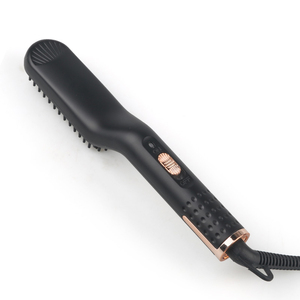 Estilizador <span class=keywords><strong>de</strong></span> <span class=keywords><strong>pelo</strong></span> eléctrico <span class=keywords><strong>de</strong></span> cerámica para hombres y alisador <span class=keywords><strong>de</strong></span> barba para hombres y peine alisador enchufe <span class=keywords><strong>de</strong></span> EE. UU. 110-240V - Product Image 5