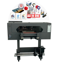 Pabrik mewah kustom Logo A3 Uv Dtf Epson XP600 I1600 Printer Led Roll untuk Roll A3 Uv Dtf mesin Printer dengan Laminator