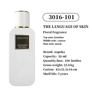 Aopoka 2 Smell 50ml <span class=keywords><strong>Profumo</strong></span> Bianco da <span class=keywords><strong>Donna</strong></span>, Fragranza Originale di Marca, Spray per il Corpo, <span class=keywords><strong>Profumo</strong></span> di Lusso Nero per Signore - Product Image 2