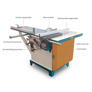 Scie à table verticale multifonctionnelle pour le travail du <span class=keywords><strong>bois</strong></span>, scie à table coulissante pour la coupe du <span class=keywords><strong>bois</strong></span>, fournisseur <span class=keywords><strong>en</strong></span> gros <span class=keywords><strong>en</strong></span> <span class=keywords><strong>ligne</strong></span> - Product Image 1