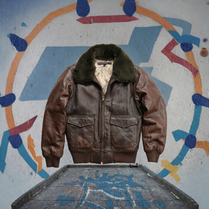Chaqueta Bomber de Cuero Genuino para Hombre, Resistente al Agua, Forro de Piel de Oveja, con Logotipo Personalizado, Cuello Alto, Cierre de Cremallera, Ropa de Invierno - Product Image 3