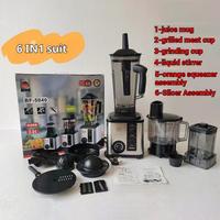 Mixeur Commercial Multifonction 6-en-1 2,5L 3L, Robot Culinaire et Centrifugeuse Silver Crest Robuste 3-en-1