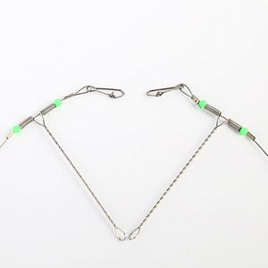 Juego de Aparejos de Pesca, 109 Anzuelos de Pesca Marítima Luminosos de Acero Inoxidable con Cable de Alambre, para Pesca en Agua Salada - Product Image 2