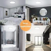 Lampu Panel LED kualitas tinggi DOB bingkai dudukan permukaan dapat diredupkan kontrol CCT lampu Panel LED untuk penggunaan rumah