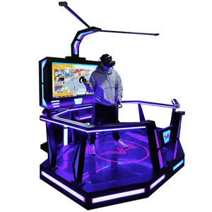 Alluminio 9D VR Stand di realtà virtuale giochi di tiro simulatore per la casa centro commerciale luna Park VR macchina a piedi piattaforma - Product Image 6