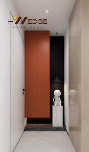 Armoire à chaussures moderne portable convertible en bois de pin pour les entrées avec <span class=keywords><strong>porte</strong></span>-chaussures et portes de <span class=keywords><strong>manteau</strong></span> - Product Image 5