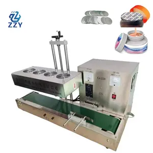 Automatic Plastic Glass Can Bottle Jar lid cap Aluminum Foil Induction Sealer Sealing Machine