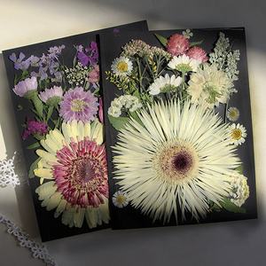 Lot <span class=keywords><strong>de</strong></span> 20 sachets mélange fleurs pressées fond <span class=keywords><strong>noir</strong></span> papier carte cadre <span class=keywords><strong>photo</strong></span> résine époxy <span class=keywords><strong>et</strong></span> fabrication <span class=keywords><strong>de</strong></span> bougies - Product Image 4