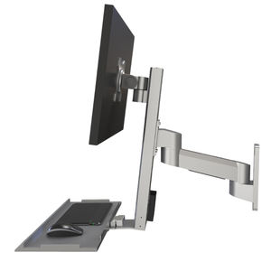 <span class=keywords><strong>Support</strong></span> mural pour écran industriel T8-MA01KB-600-argent 32 pouces, capacité de 25 kg, rotation à 360 degrés, <span class=keywords><strong>support</strong></span> mural pour moniteur - Product Image 5