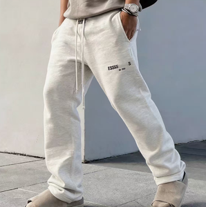 Pantalon de survêtement épais en molleton uni pour jeunes, idéal pour l'automne et l'hiver – Collection <span class=keywords><strong>Fear</strong></span> Pants Dropshipping - Product Image 2