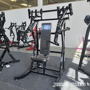 Presse pectorale inclinée latérale isolée professionnelle, à chargement par plaques, pour entraînement isolé des pectoraux et des épaules, équipement <span class=keywords><strong>de</strong></span> gym, direct usine - Product Image 6