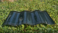Tuile solaire photovoltaïque CIGS incurvée de haute qualité pour toiture résidentielle, 30W, 19% d'efficacité, étanche IP67