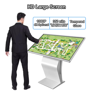 Kiosco de Autoservicio con Pantalla Táctil 1080P, Soporte en Forma de K, Pantalla Interactiva Android, Todo en Uno, <span class=keywords><strong>para</strong></span> Centros Comerciales - Product Image 4
