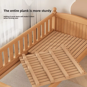 <span class=keywords><strong>Culla</strong></span> Extra Larga in Legno Massello con Design Minimalista Moderno Europeo Prodotta in Cina - Product Image 4