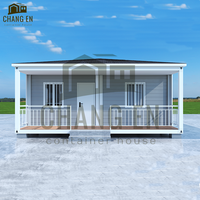 DYCE3 Casa Contenedor Portátil Contemporánea de 20 pies/40 pies, Plegable en 3 Partes, Estructura de Acero Prefabricada, Impermeable, Color Personalizado