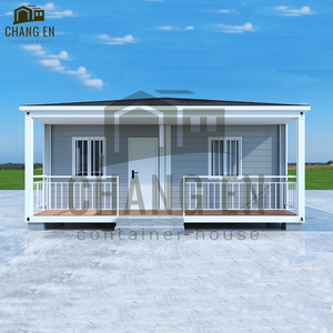 DYCE3 Maison Conteneur Portable Contemporaine 20 pieds 40 pieds, Préfabriquée à 3 Volets Extensibles avec <span class=keywords><strong>Cadre</strong></span> en Acier, Étanche, Couleur Personnalisable, Utilisation Bureau - Product Image 2