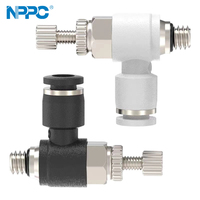 Raccords rotatifs de la série SC de la marque NPPC, SC8-01, avec tube de 8 mm, filetage mâle 1/8, connecteur rapide, marque NPPC, couleur noire ou blanche