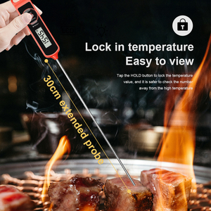Sonde extra-longue en acier inoxydable de 11.8 "pouces Thermomètres numériques pour la cuisine Caramel Donuts Candy <span class=keywords><strong>Deep</strong></span> <span class=keywords><strong>Fry</strong></span> pour la friture de bonbons - Product Image 6
