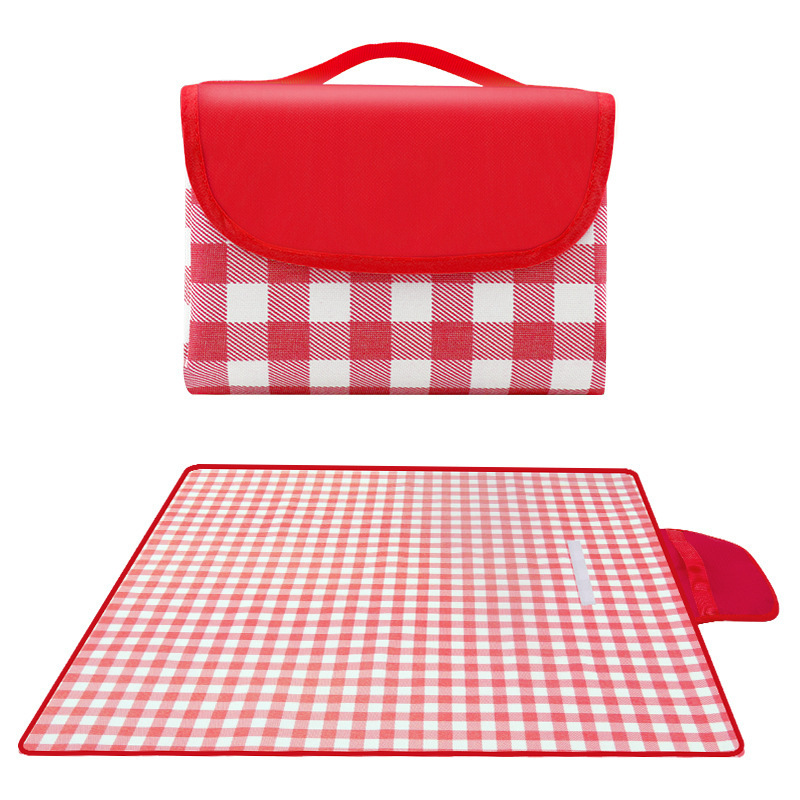 Red and white checkered