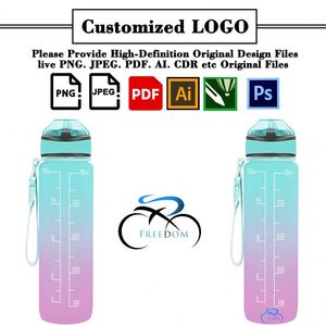 Custom Logo Printed 32oz 1000ml Promotion Corporate Activity Business Gift Bpa Free Plastic Water Bottle - Product Image 2