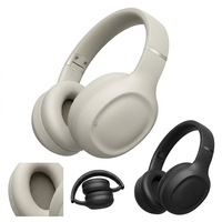 Casque sans fil ANC personnalisé 5.4, circum-auriculaire, 35 heures de réduction active du bruit, OEM