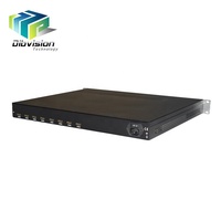 (Q308M) Laris di Australia 8 Saluran HD 1080P H.264 DVB-T Encoder Modulator untuk Sistem TV Koaksial Hotel
