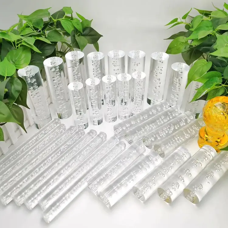 Guangzhou fabbrica all'ingrosso di alta qualità trasparente PMMA plastica bolla acrilico asta rotonda