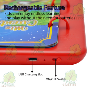 Kids My Unforgettable Stories And Fables Learning Espagnol Animal Electronic Sound Pad Touch Finger Rechargeable Sound Book - Product Image 4