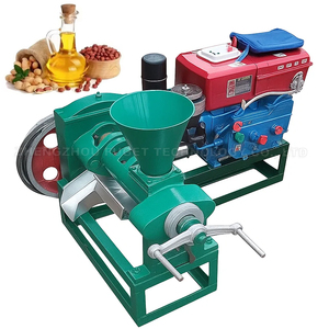 Presse à huile de petite taille 6YL-68 à vis sans fin pour noix de coco, tournesol, soja, extraction d'huile en Zambie - Product Image 1