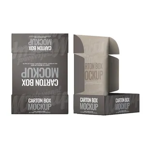 Individueller Logodruck Portemonnaie Gürtel Schmuck Versandkartons Luxus-Geschenk-Papierboxen für Perücken Haarverlängerung Schönheitsverpackung
