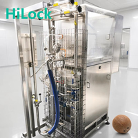 Machine de remplissage HiLock à haute efficacité contrôlée par PLC de 100L/220L/500L pour jus, purée, bouteilles en plastique, bouteilles en verre et sachets